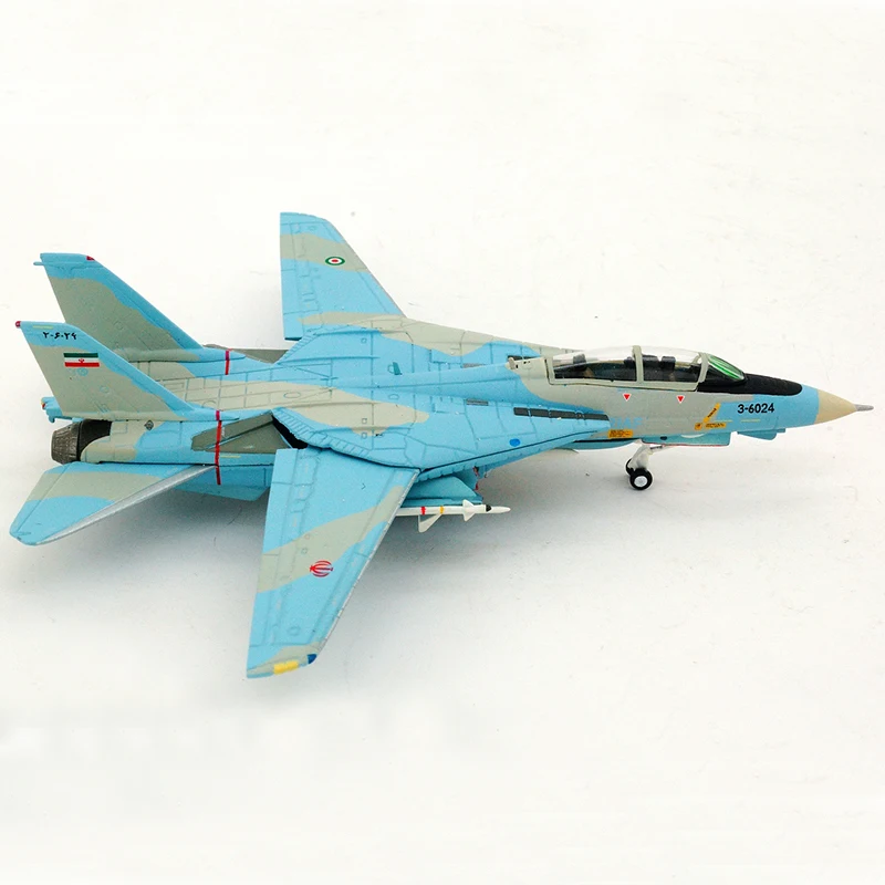 Diecast 1:200 Simulation Aircraft F-14A Tomcat Ali Carter Fighter Alloy Model Desktop Decoration Collection Gift