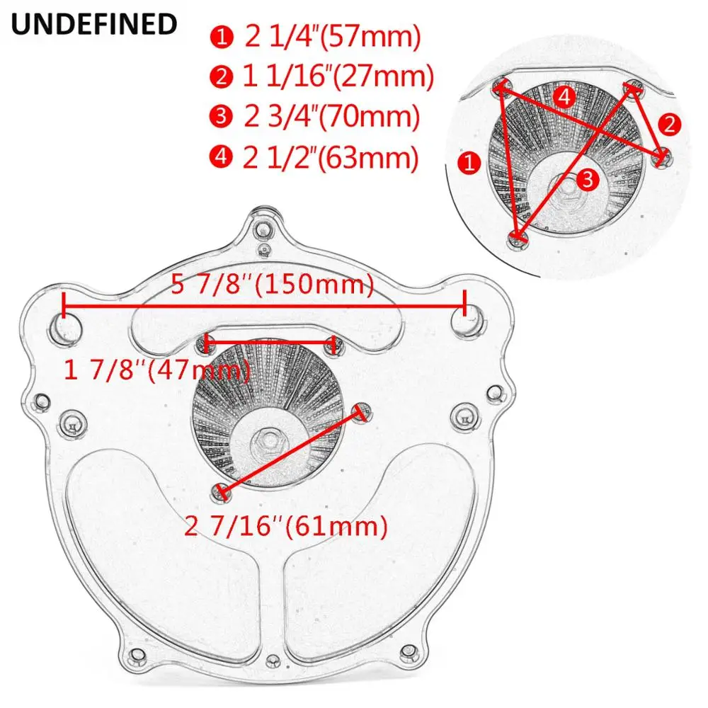 Black Air Filter Intake Air Cleaner System For Harley Dyna/FXR 1993-2017 Softail Fat Boy Touring Electra Glide Road King 2007