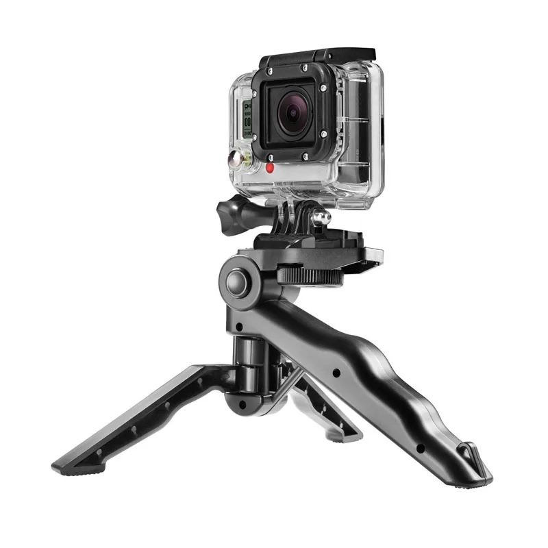 Tripods for Gopro Hero 12 11 10 9 8 7 6 5 4 3 2 Black Portable Camera Table Tripod for Go Pro SJ4000 YI 4K EKEN H9R Accessories