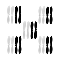 10pair/Lot 55MM RC Propeller 1MM Shaft Diameter CW CCW propeller For Hubsan X4 Quadcopter FPV Drone Toy