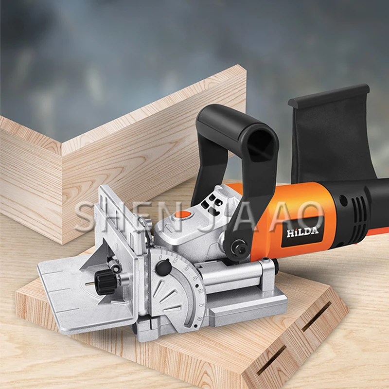 1PC MIK-ZK5-100  Handheld Woodworking Shovel Machine Wood Board Splicing Slotting Machine Board Biscuit Splicing Machine 220V