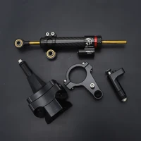Estabilizador de dirección ajustable Ninja 400 2018 - 2022 CNC, amortiguador de dirección, soporte de montaje, kit de Motocross para kawasaki ninja 400