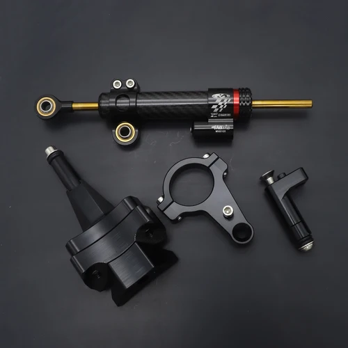 Imagen 1 del producto Estabilizador de dirección ajustable Ninja 400 2018 - 2022 CNC, amortiguador de dirección, soporte de montaje, kit de Motocross para kawasaki ninja 400