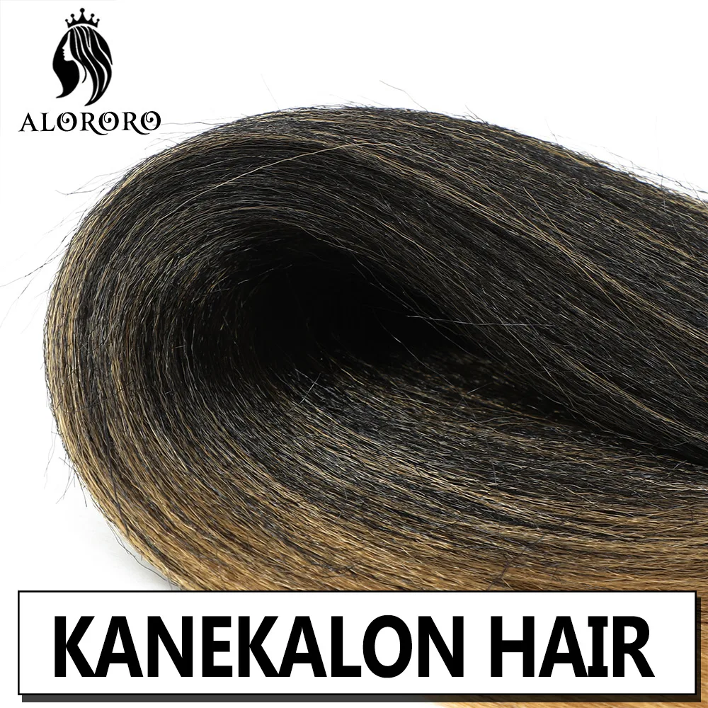 26 Zoll Vorgedehntes Flechthaar aus Synthetikfasern, Lange Box Braids, Knotless Braids, für Schwarze Frauen, DIY-Schutzfrisur – Detail 8
