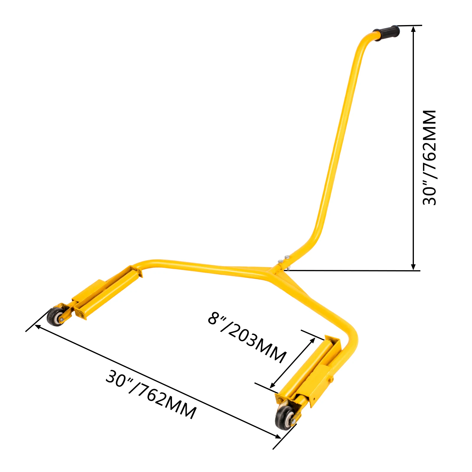 VEVOE Portable Tire Wheel Dolly High Load Carrying Capacity Tubular Steel Construction Wheel Remove and Install for All Vehicles