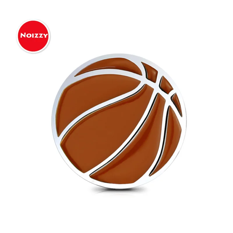 Noizzy Basketball Car Sticker Hoop Youth Indoor Auto Emblem Badge Motorcycle 100% 3D Metal Chrome Automobile Tuning Car-Styling