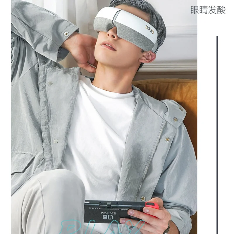 SKG Masker Mata Pemijat Mata Pelindung Mata Pemijat Pintar Pengurang Kelelahan Aplikasi Panas