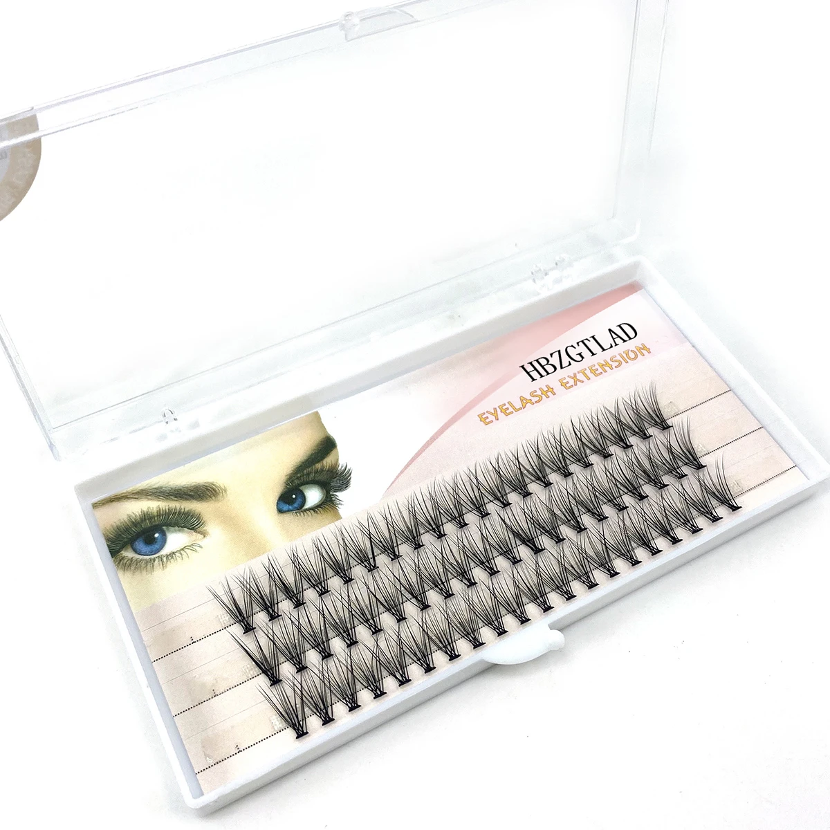 Neue 7/9/10/11/15/16/17mm Natürliche Weiche Hot Melt Falsche wimpern Verlängerung Deluxe Wimpern VOLUMEN Flase Wimpern Fans 3d Wimpern