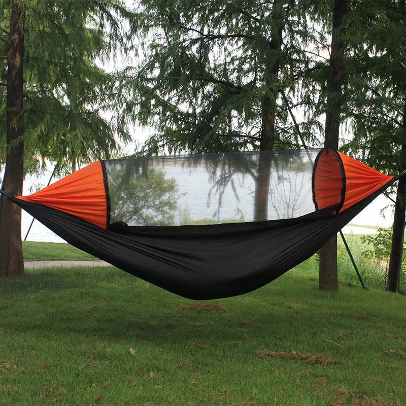 NEW Portable Outdoor Camping Hammock Mosquito Net Hammock for Sleeping Outdoor Camping Tent Using Automatic tent travel