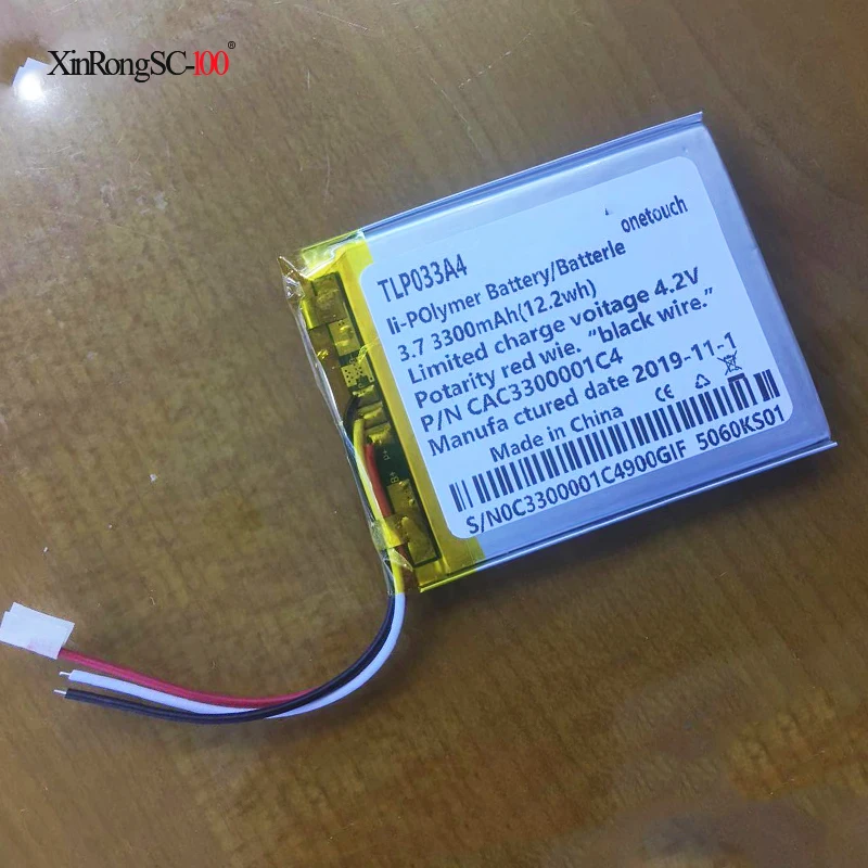 

Universal Battery Pack For TLP033A4 ALCATEL ONETOUCH 3line inner 3300mah 3.7V Polymer li-ion