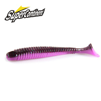 Supercontinent Impact Ring Shad Fishing Lure Soft 63mm 80mm 97mm Plastics Baits Swimbait Jigging Lure Artificial Baits