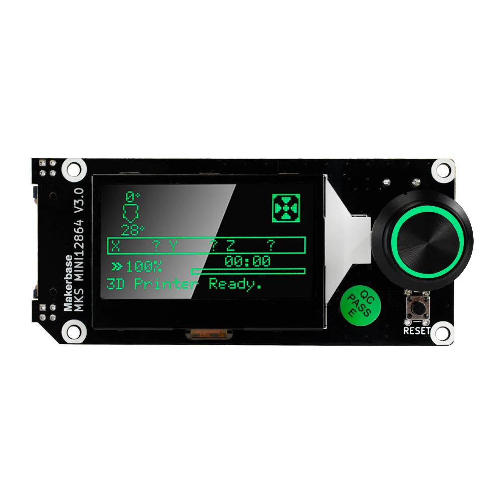 RAMPEN MKS Mini12864 V3 Einsatz SD Karte Seite LCD Smart Display Bildschirm 3D Drucker Teile für MKS Robin Nano V2/3 GenL mini 12864