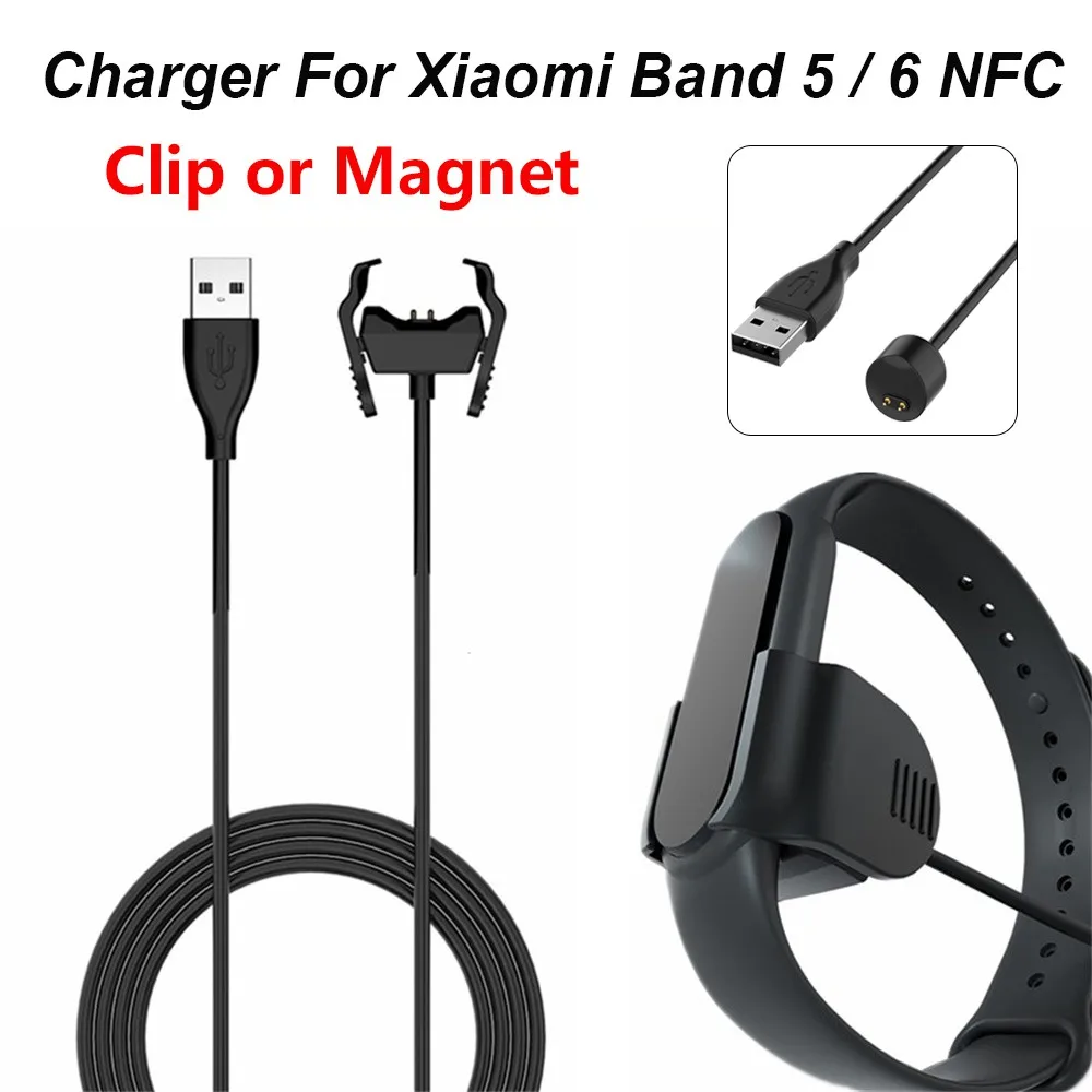 Charger For Xiaomi Mi Band 6 5 4 Miband 5 6 Smart wristband Bracelet Charging cable For Mi band 4 5 USB Charger Adapter Wire