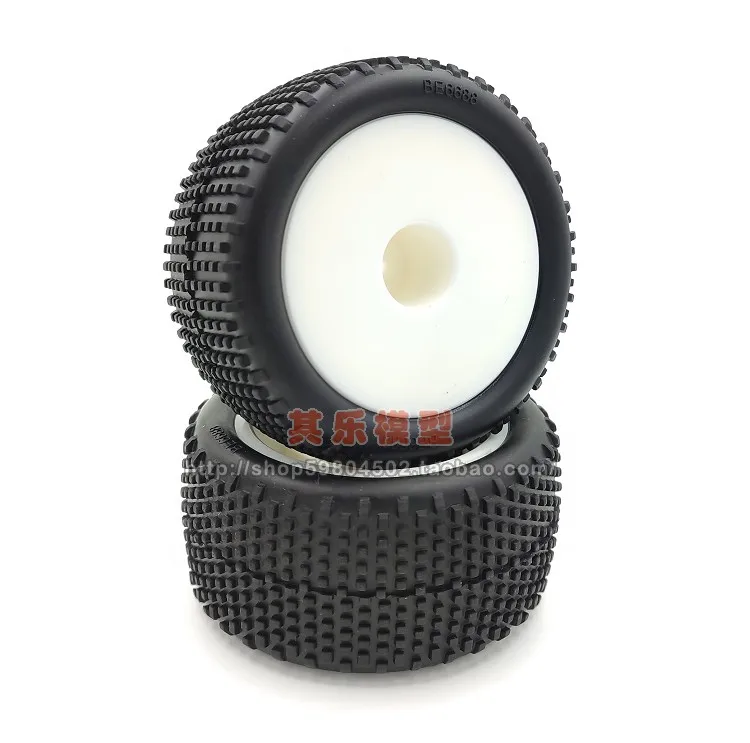 2pc/set Original LC RACING L6146 1/14 Tuggy Tire Wheel 12mm nut Combiner Already glued High grip medium soft tire