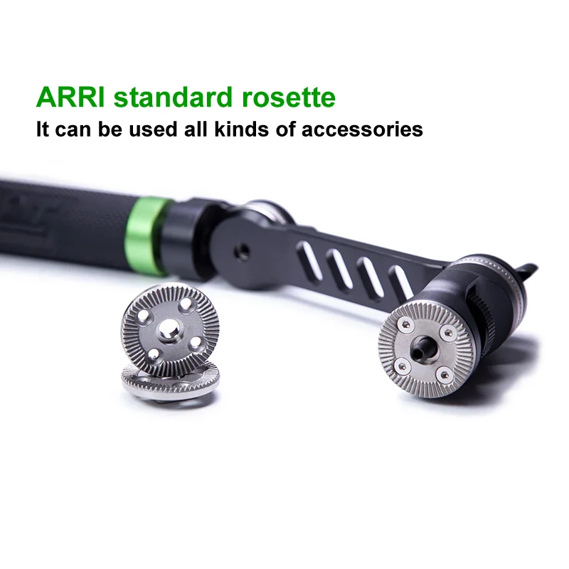 Lanparte Arri Rosette Teech Adapter with 6.5mm Un-Threaded Thru Hole (ONE PCS) of DSLR Camera Accessories