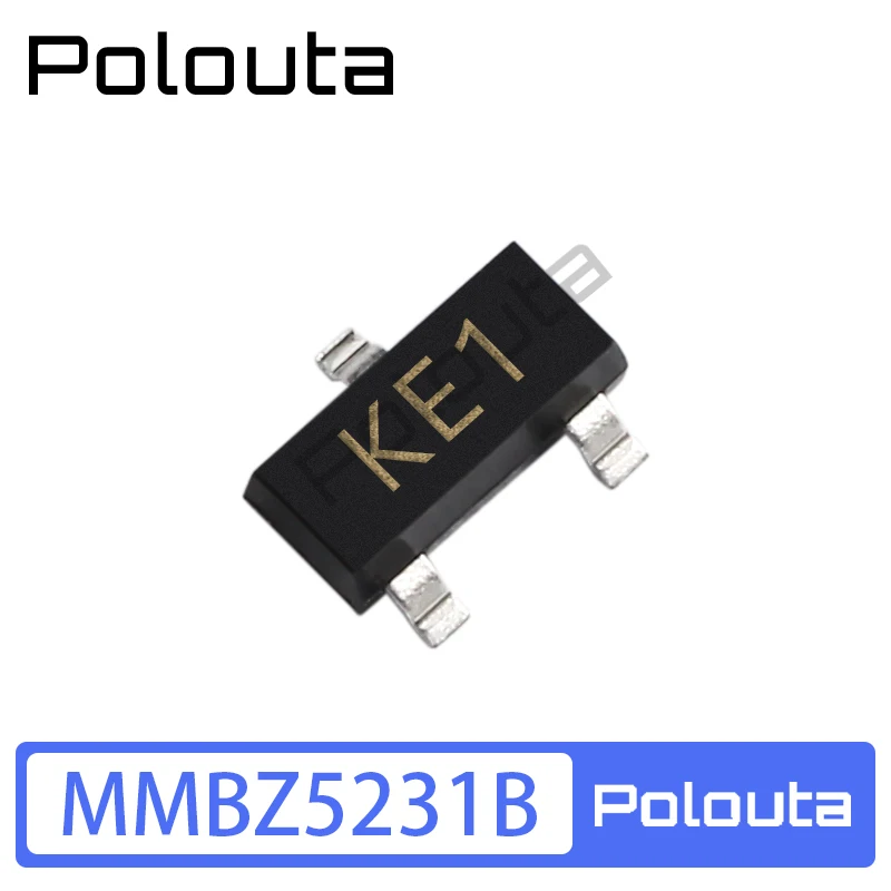 10 Pcs MMBZ5231B SOT-23 Polouta 5V1 SOT-23 5.1V Diode Arduino Nano Integrated Circuit DIY Electronic Kit Free Shipping