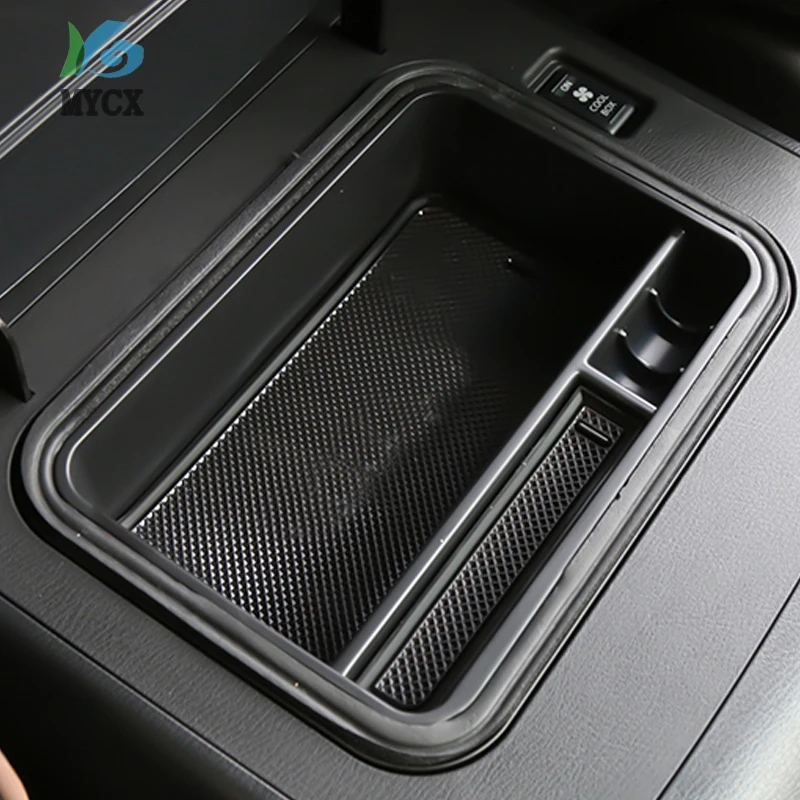 Center Console Armrest Storage Box For Nissan Patrol Y62 2010-2018 Armada Container Bin Glove Tray Car Organizer holder