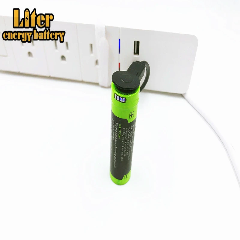 3500MAH 18650 Battery USB Battery Charger For flashlight Electronic equipment li ion 18650 battery ncr18650b