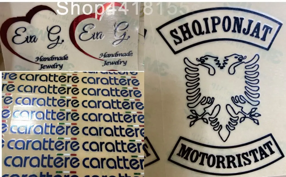 Custom 3d Metall Logo Transfer Aufkleber Nickel Aufkleber Personalisierte DIY Etiketten Wasserdicht Freies Verschiffen Wimpern Box Abziehbilder Tags – Detail 19