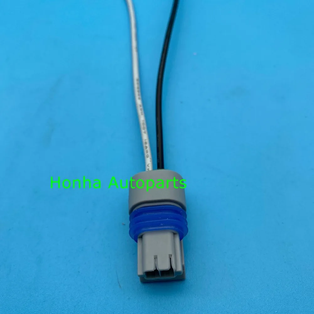 

Free shipping 50/100pcs 2 Pin Manifold Intake Air Temp IAT MAT ACT Sensor Car Connector scoket With 15cm 18AWG wire 12162197