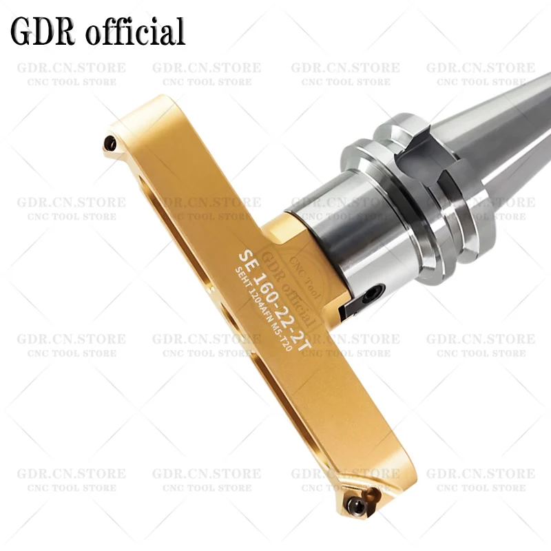 GDR AP SE Milling Cutters Tools 90° KM12 400R AP1604 Right-angle two-edged bridge type aluminum alloy milling cutter cutter head