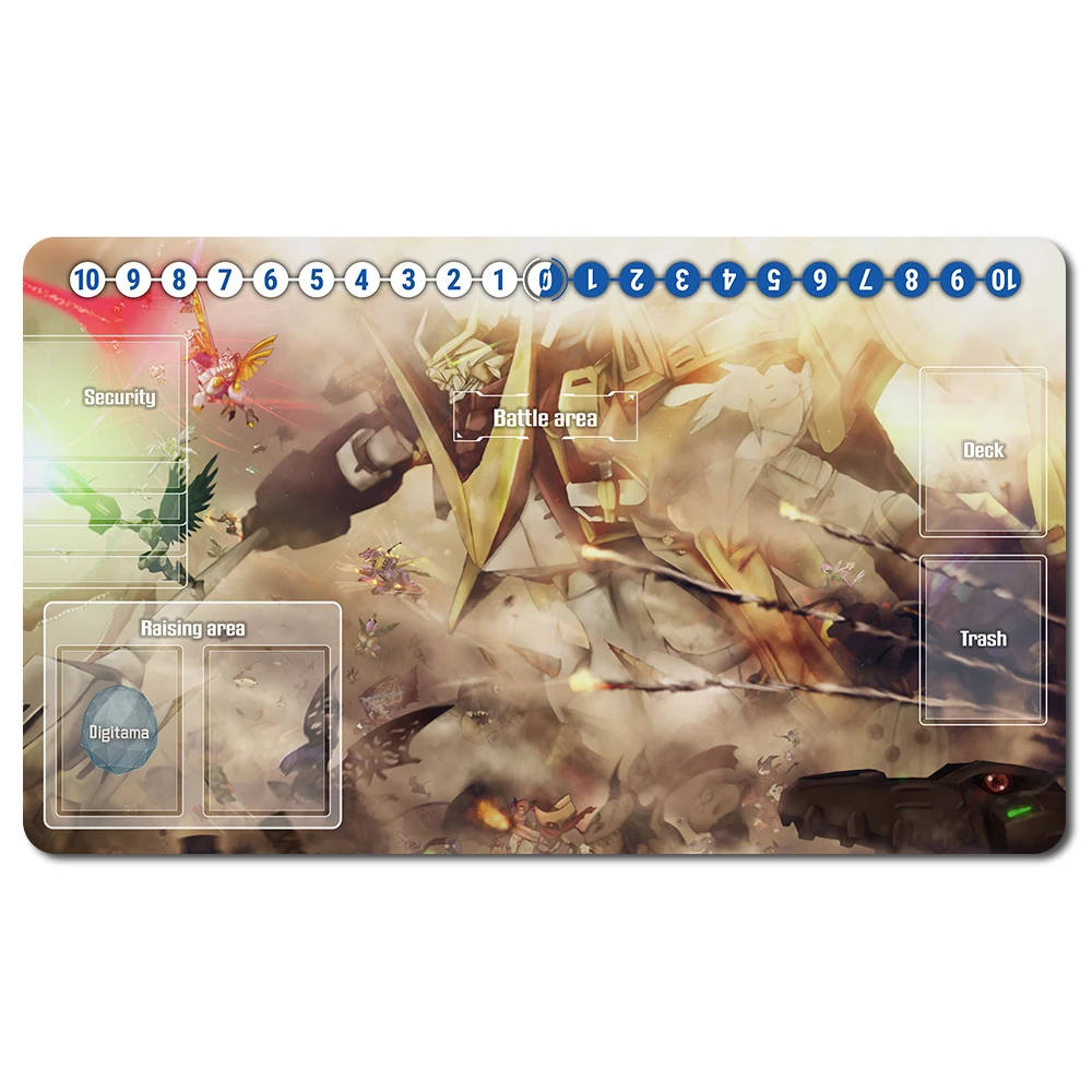 557783 - Board Game DTCG Playmat Table Mat Size 60X35 cm Mousepad Play Mats Compatible for Digimon TCG CCG RPG