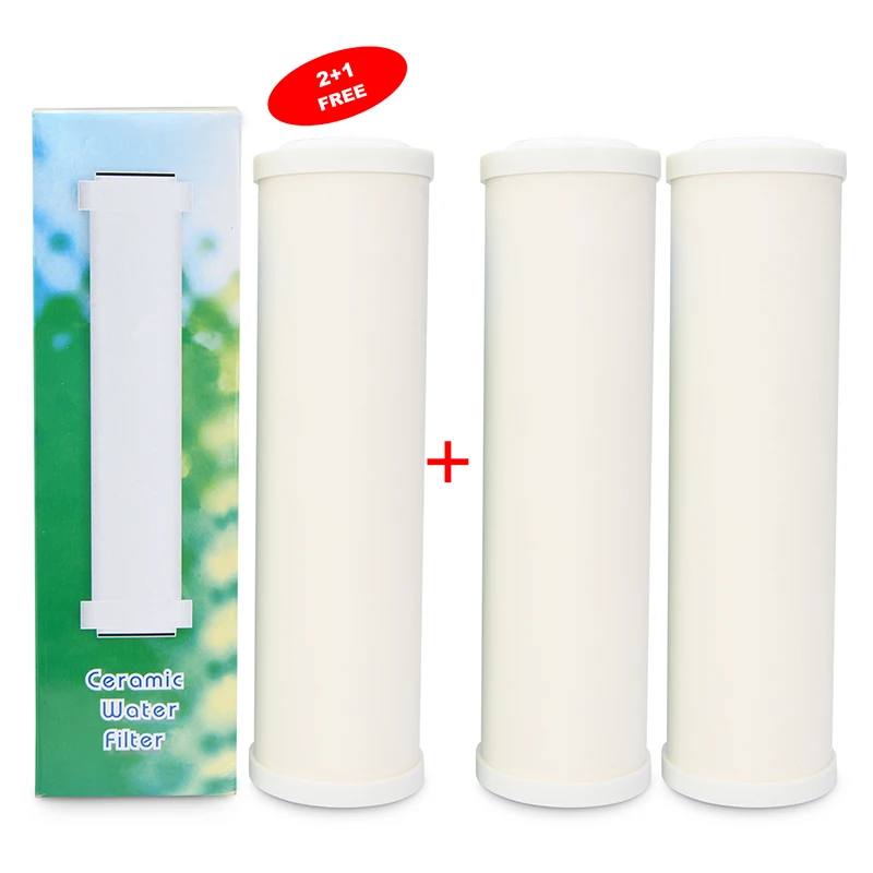 10-Inch Thick High-Density Flat Ceramic Filter Cartridge Can be Cleaned For Water Purifiers Household Pre-filtration