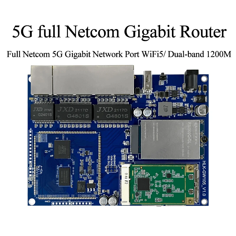 5G Communication Module GW105 Full Netcom Industrial Grade Gigabit Dual Band WiFi Wireless Routing Kit M.2 free shipping