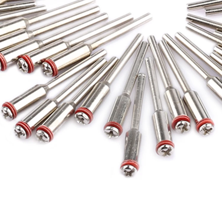 50/100pcs mandrini a disco diamantato portautensili per utensili rotanti accessori Dremel