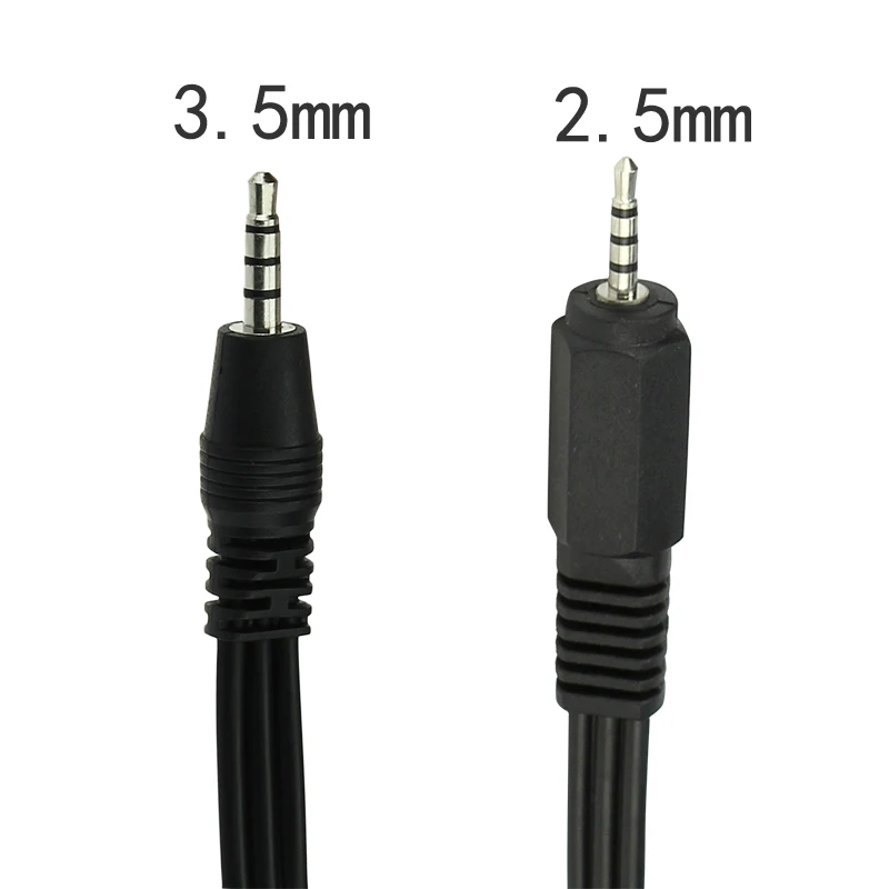 2.5mm Jack to 3 x RCA Phono Lead Audio / Video AV Cable 2.5mm to AV Video Cable For Net Media Player 1.5m