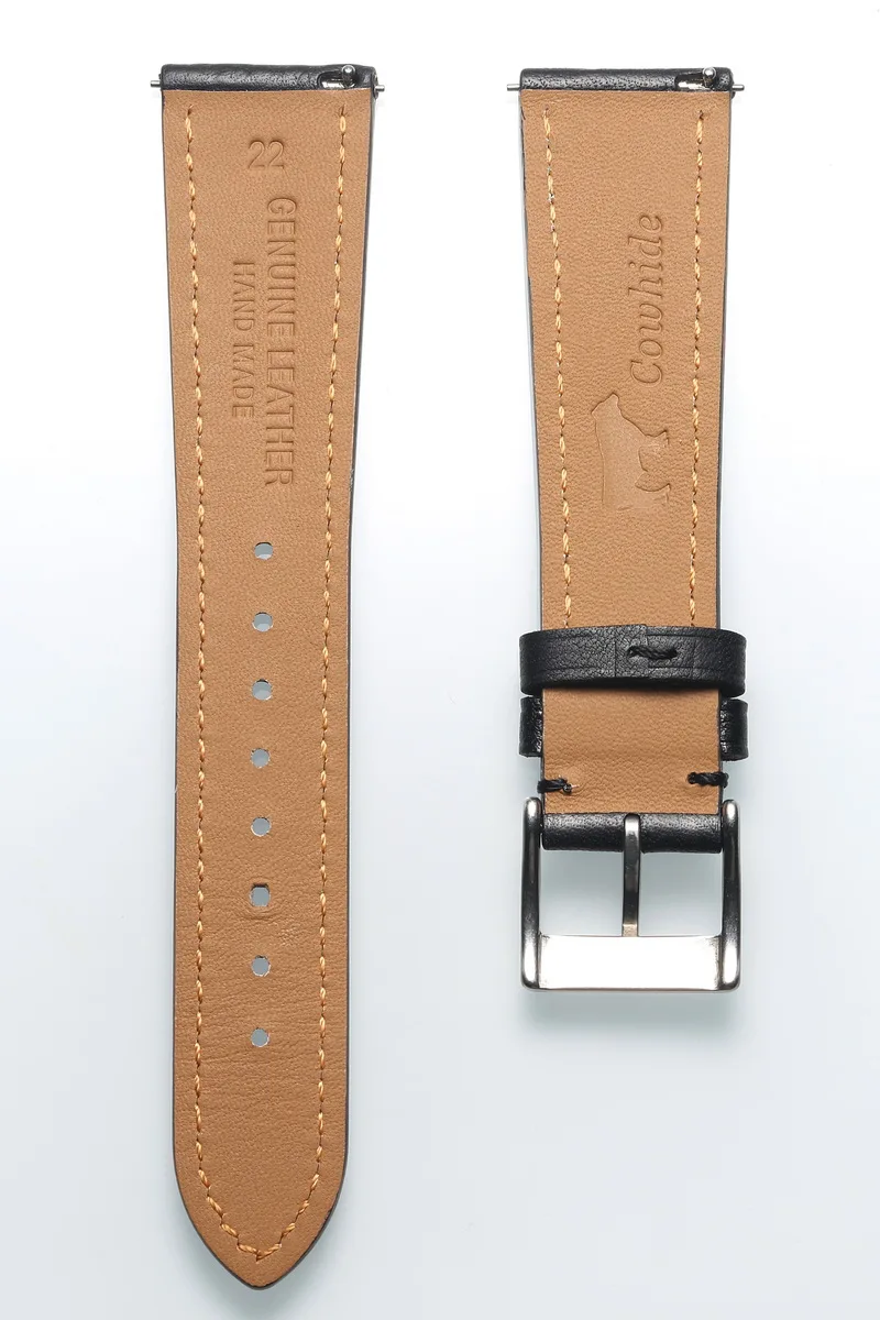 HEMSUT Italy Genuine Cow Leather Watch Band For Man Vintage Soft Wrap Handmade Leather Watch Straps Quick Release 22mm18mm20mm