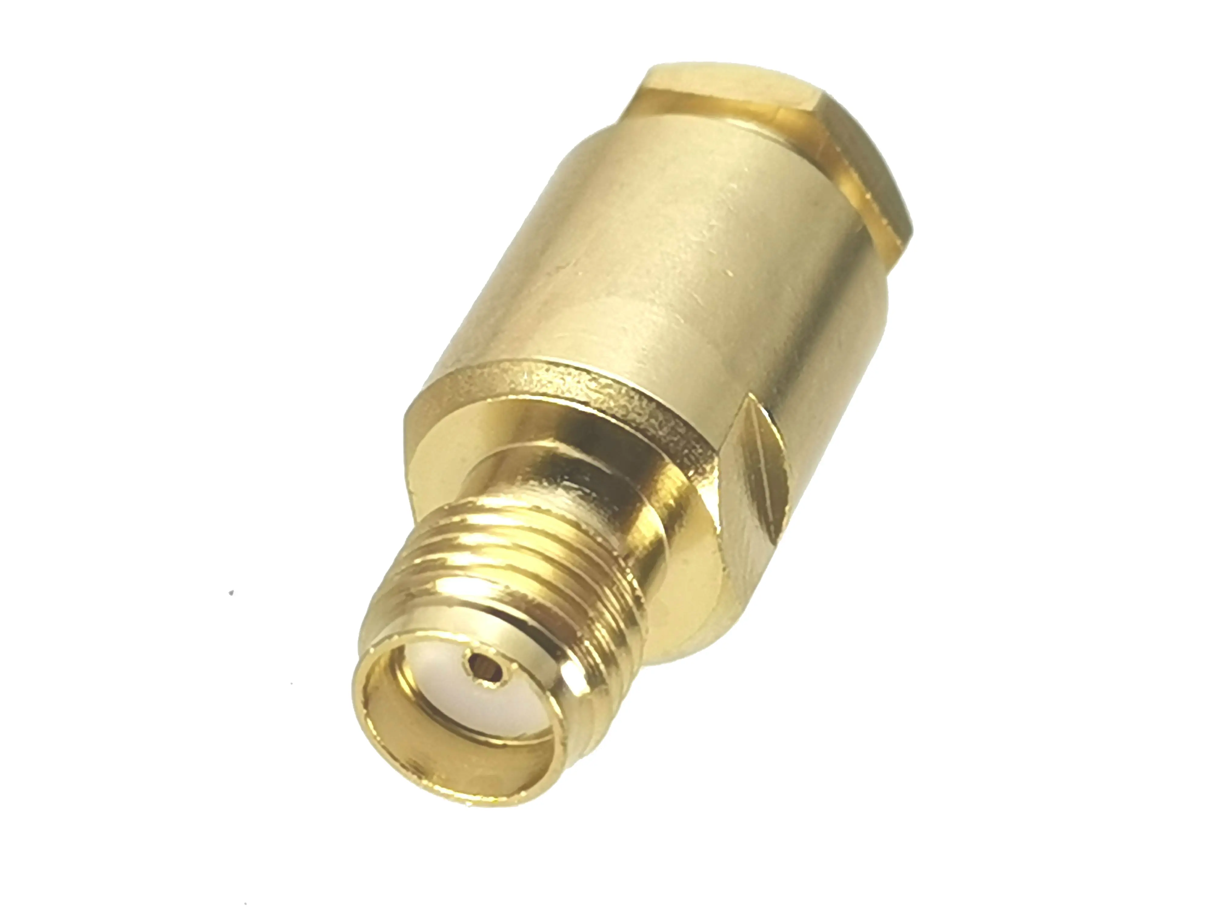 1Pcs Connector SMA Female jack clamp RG58 RG142 LMR195 RG400 Cable RF Adapter Coaxial High Quanlity