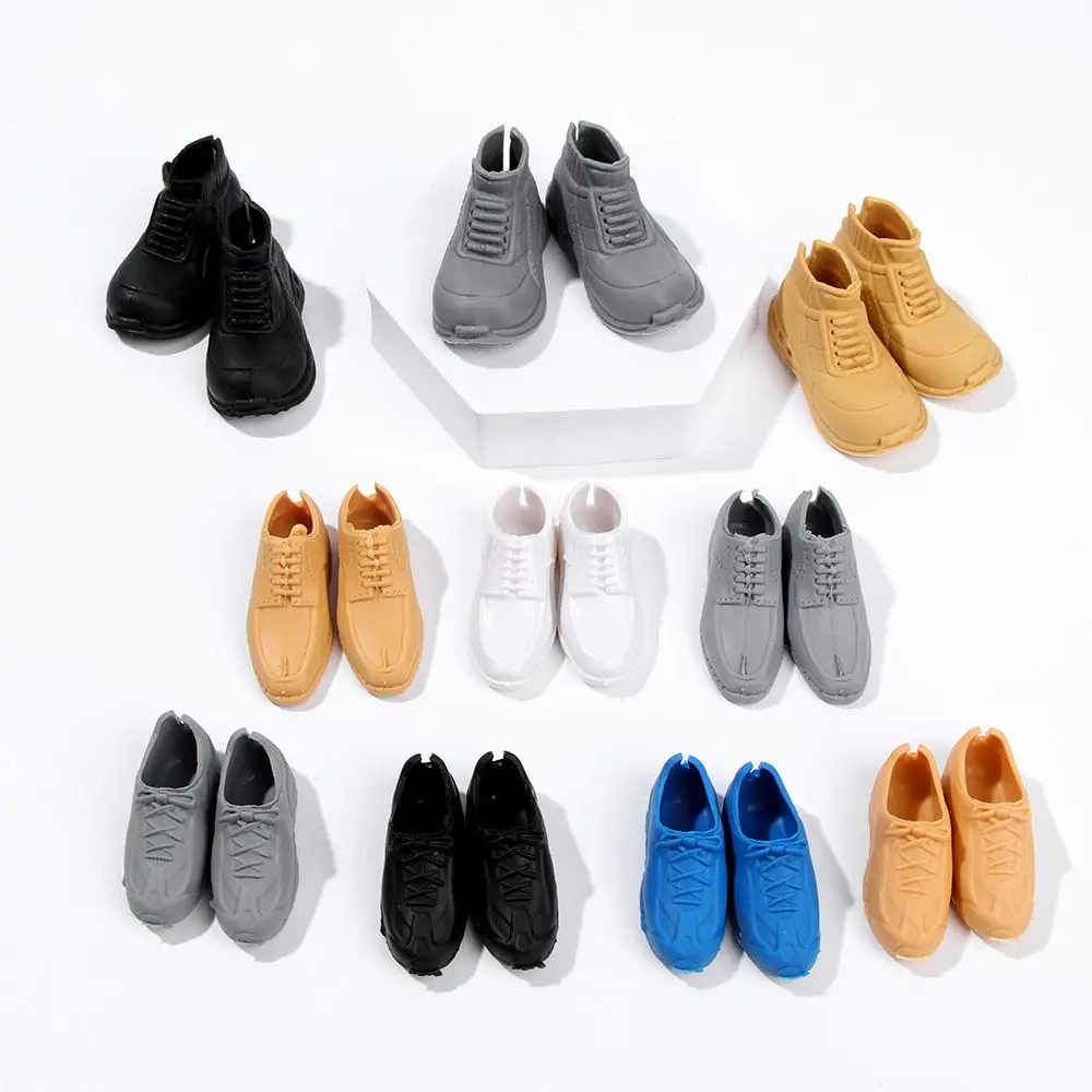 1/6 Male Dolls Decors Parts Multistyles Fashion Boots Sandals Prince Males Doll Shoes Kids DIY Dressing Accessories