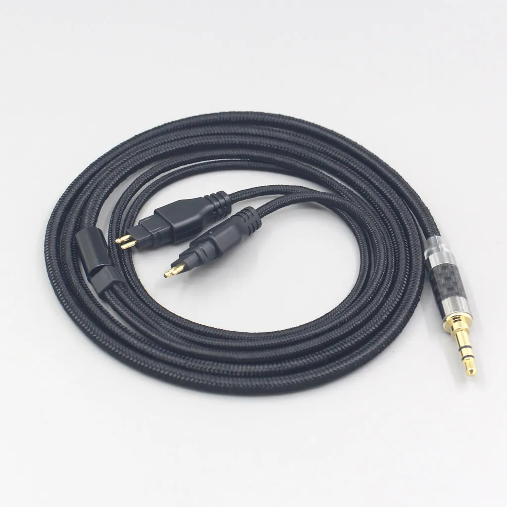 Super Soft Headphone Nylon OFC Cable For Sennheiser HD580 HD600 HD650 HDxxx HD660S HD58x HD6xx Earphone LN007508