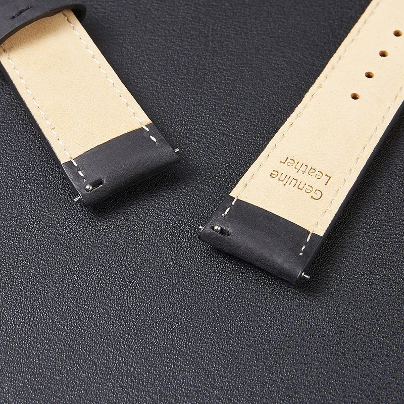 Watchbands 20mm 22mm watch strap Leather ultra-thin strapQuick release strap Square tail pin buckle watch accessories P58