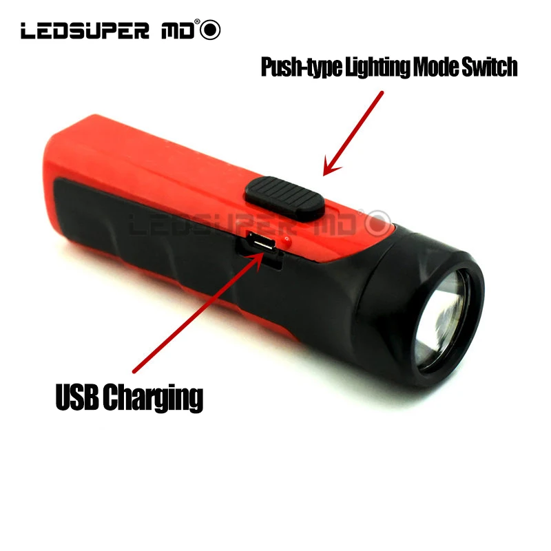 USB Charging Portable Pocket LED Flashlight