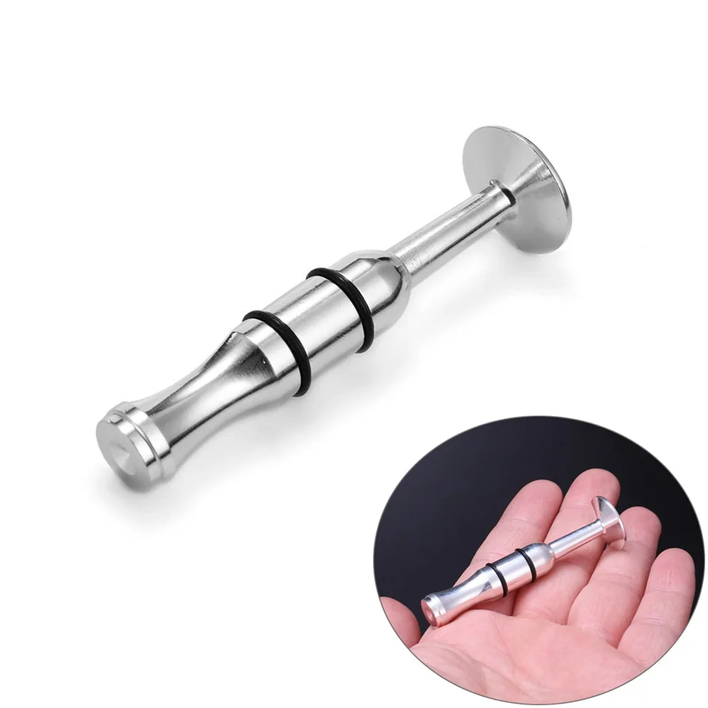 Stainless Steel Trumpet Mouth Strength Trainer Mouthpiece Mouth Exerciser for Saxophone Horn Trombone Clarinet Practice