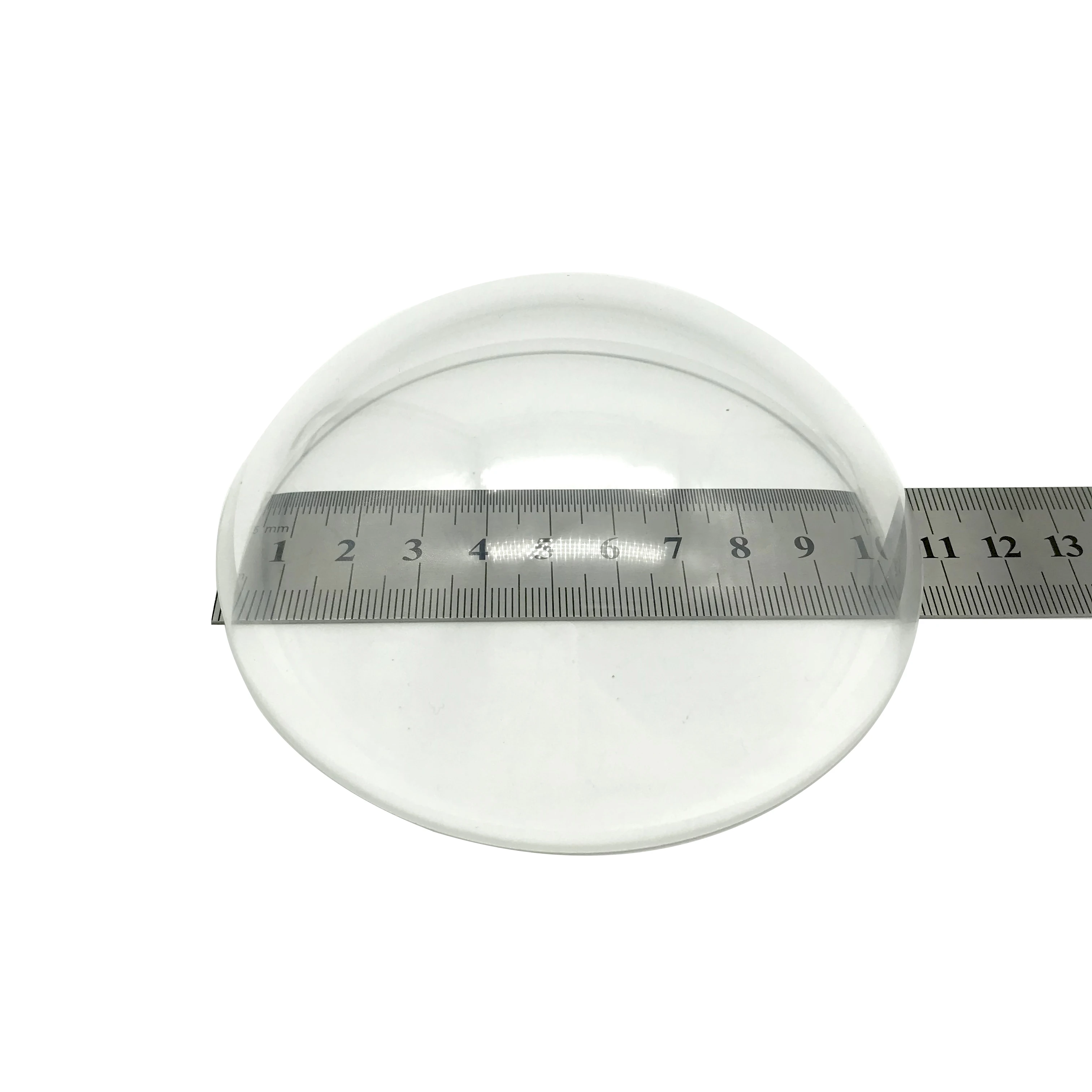 Lente de cúpula de vidrio óptico esférico de 10cm, fabricante en China para luz subacuática, cubierta de monitoreo, lente de cámara