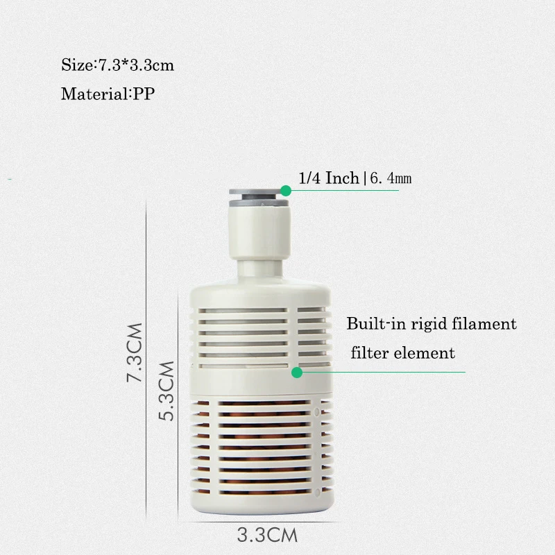 Misting Cooling Nozzle For Aquarium Humidify Spray Accessories Rainforest Tank Sprinkler Terrarium Fogger misting Cooling System