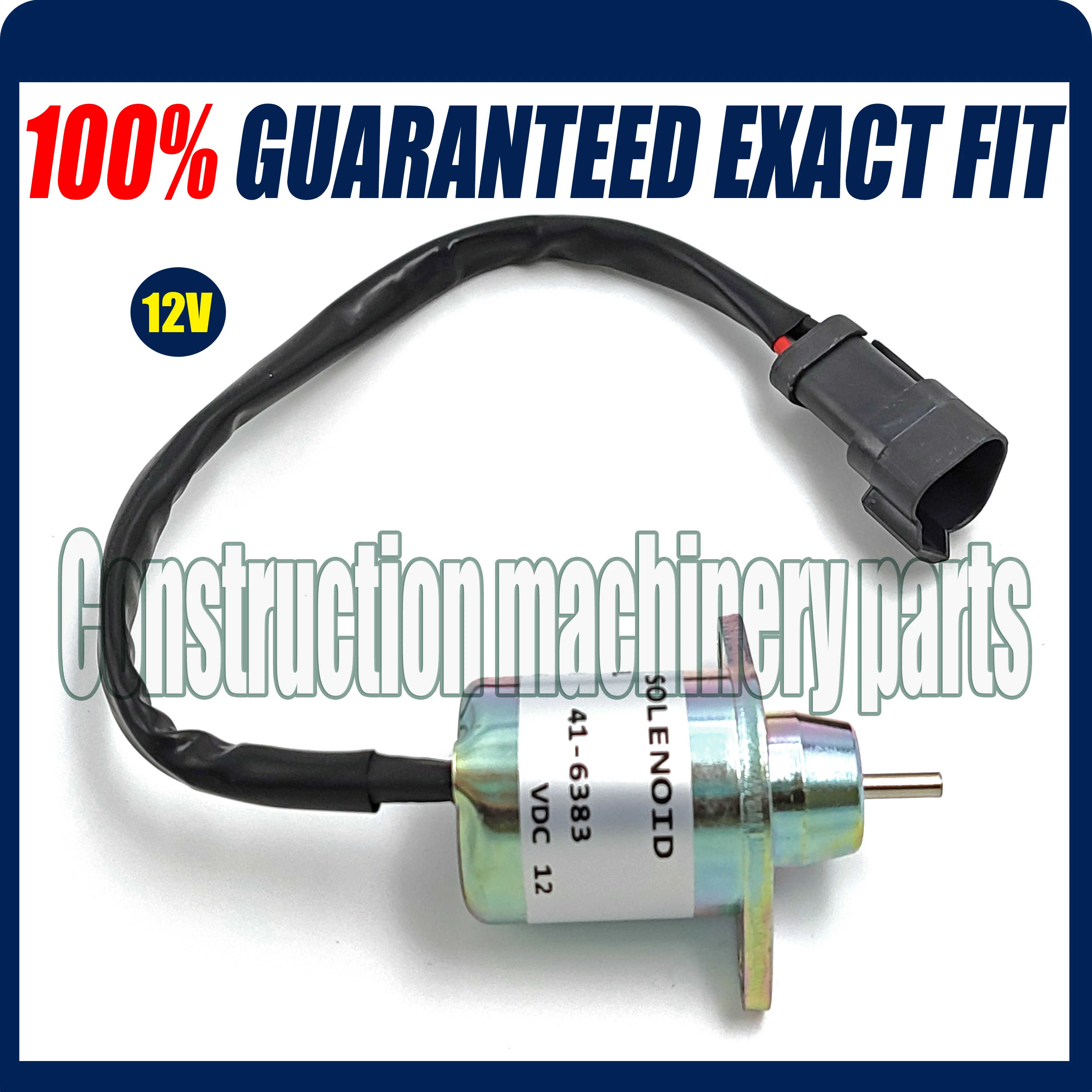 For Yanmar shut off/shutdown/Fuel Solenoid Replaces for Thermo King TK 41-6383 12V