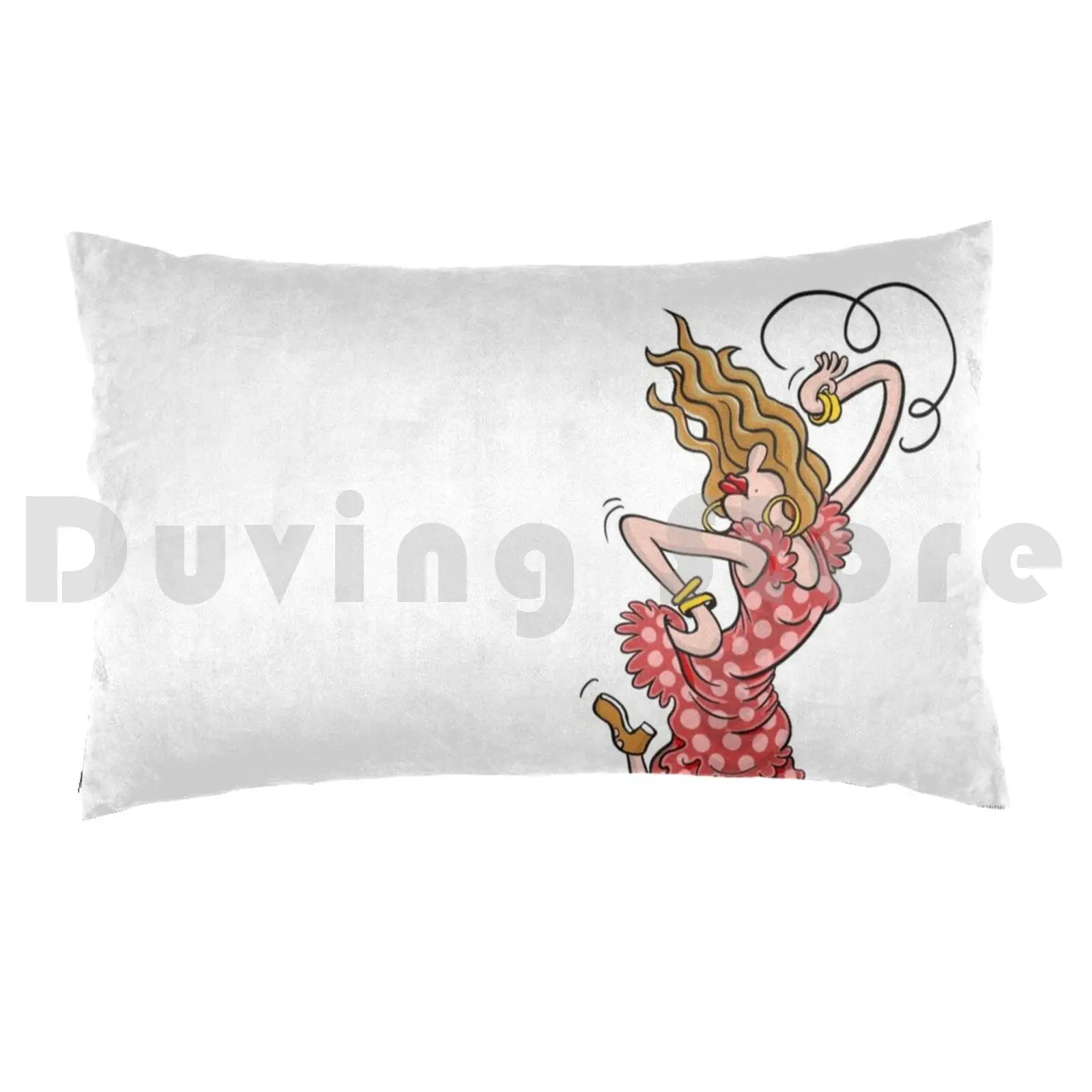 Flamenco DancingPillow case Flamenco Dance Flamenco Humor Spanish Dance