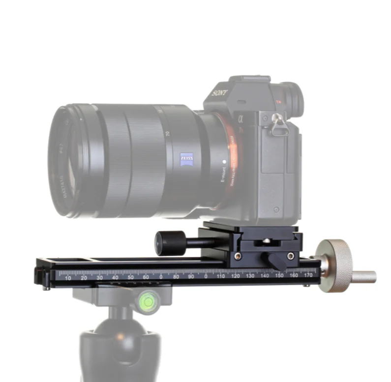 Aluminum Alloy Micrometer Macro Photographic Platform Macro Focusing Rail Slider Precision Slide 0.01MM