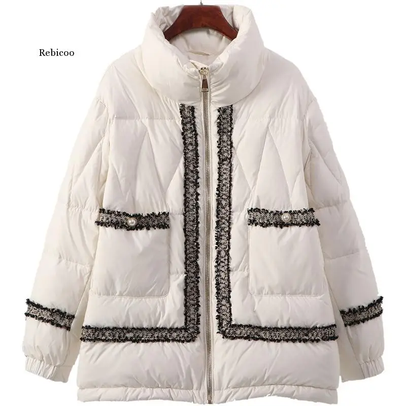 Cotton Clothing Female Winter New Thin Light Korean Style Short Section Fashion Long-sleeved Loose Warm Student Coat