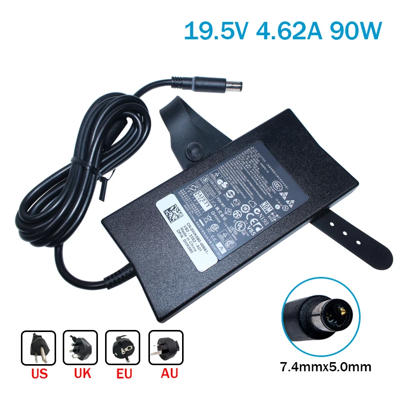 

90W Laptop AC Charger Power Adapter For Dell Latitude 14 7480 P73G001 E5430 da90pe1-00 9400 9300 3520 3521 1557 N5050Power ada