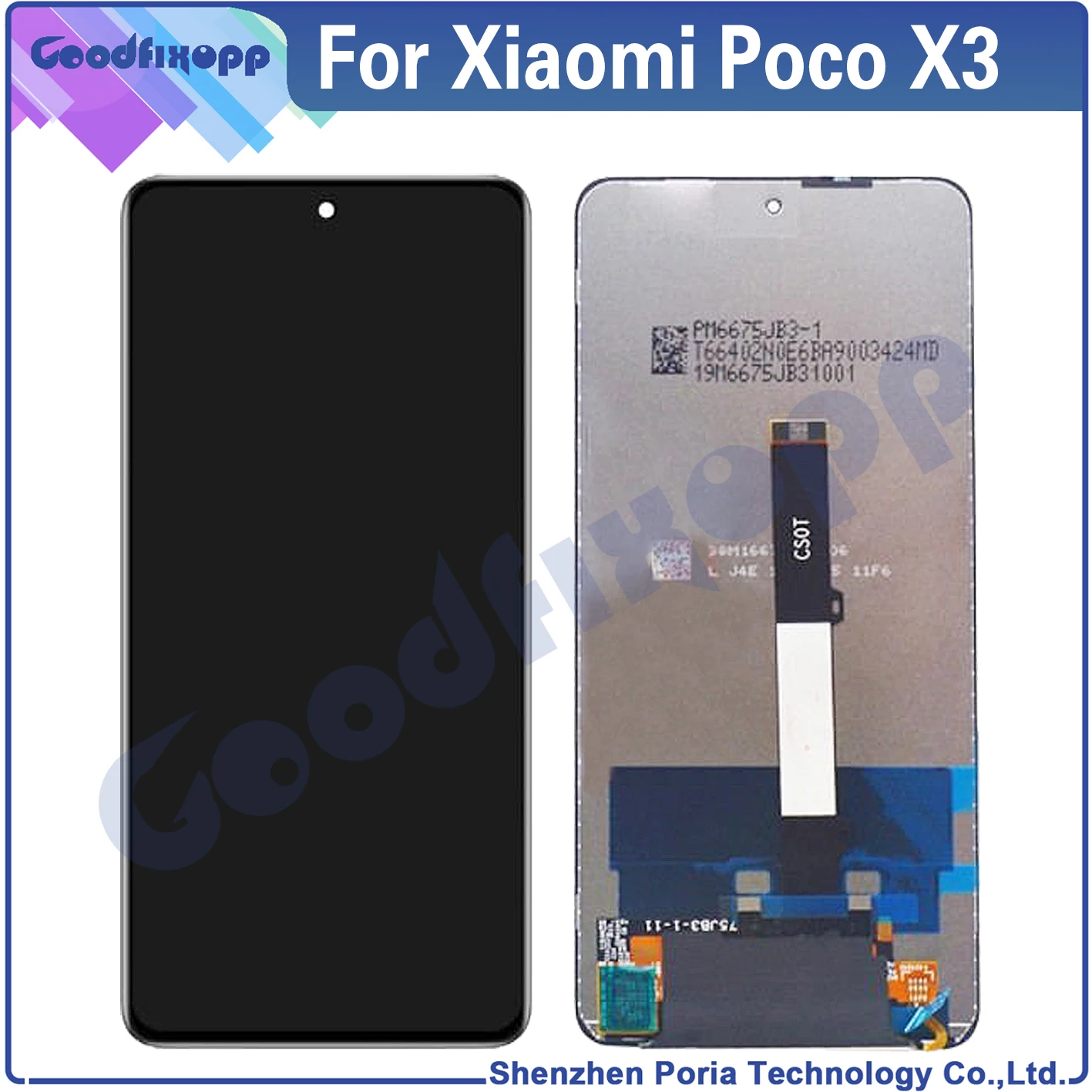 

100% Test AAA For Xiaomi Poco X3 MZB07Z0IN MZB07Z1IN MZB07Z4IN M2007J20CI LCD Display Touch Screen Digitizer Assembly Replacemen