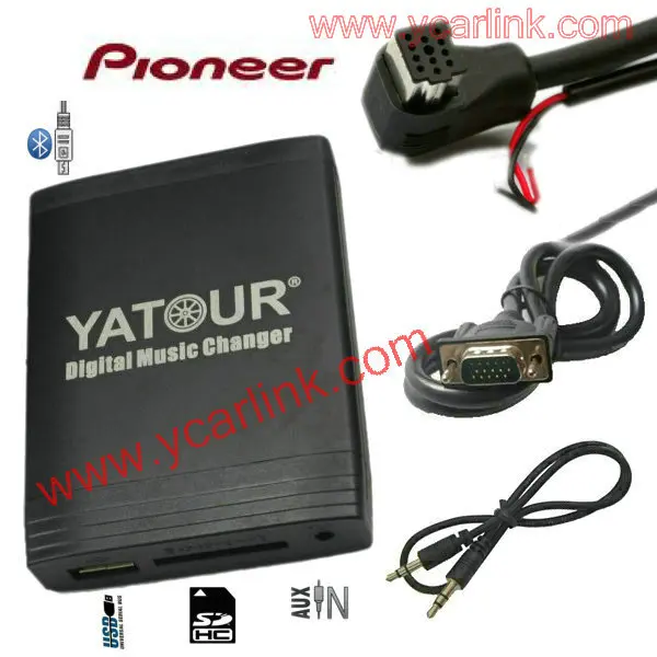 

Yatour Digital Music Car Audio USB Interface Adapter Changer For Pioneer Head Units DEH-P900 KEH-P6200-W MEH-P055 DEH-88 Player