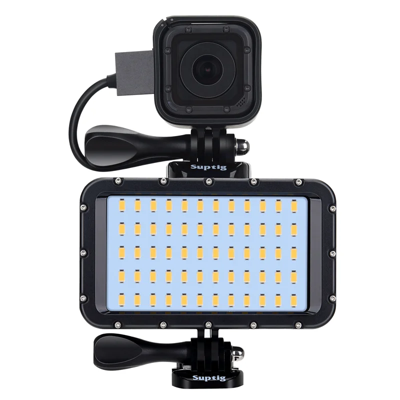 Fill Lamp Power Light Camera Light Diving Waterproof LED Light For GoPro Hero 121109 7 8 6 5 Xiaomi Yi 4K Mijia Sjcam SJ8/10 H9R