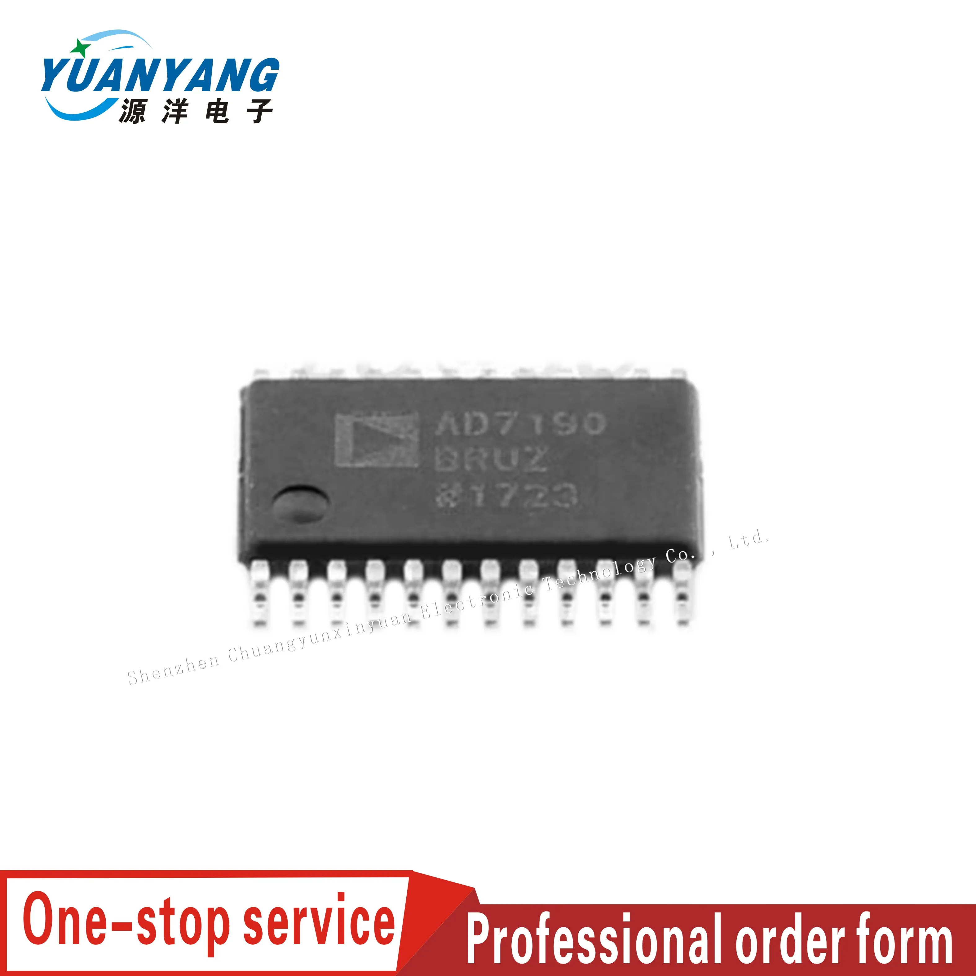 1Pcs New 100% Original AD7190BRUZ-REEL AD7190BRUZ AD7190 TSSOP-24 Arduino Nano Integrated Circuits Single Chip Microcomputer