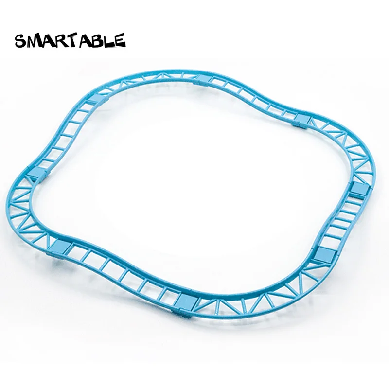 Smartable Roller Coaster Rail 13x13 Curved with Edges 2x16x3 Bow Inverted MOC Parts Building Block Toy Compatible 34738 /25061