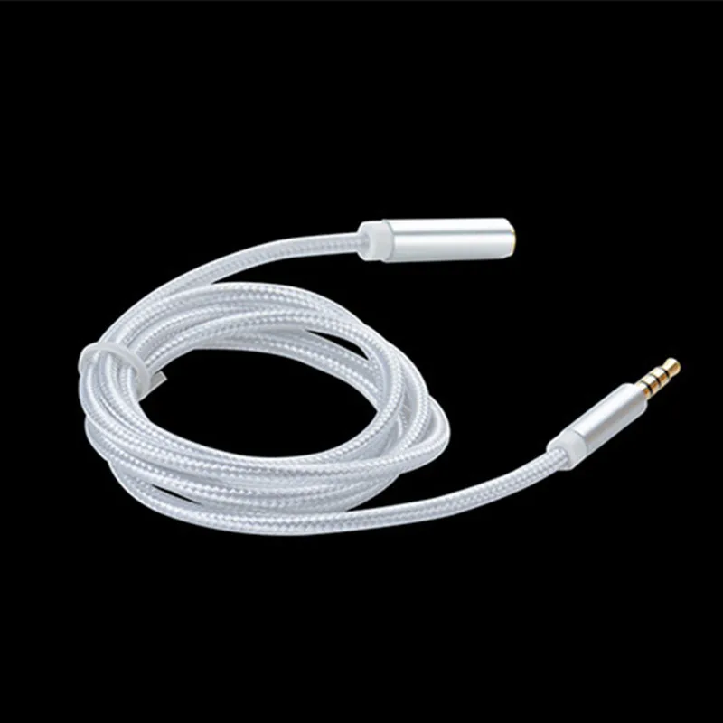 AUX Extension Cable Audio 3.5mm Jack Male to Female Cable for Huawei P20 Headphone MP3 MP4 Player PC Extender Aux Cable 1M 2M